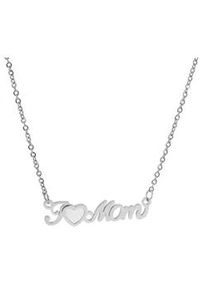 Adelia&acute;s Kette ohne Anh&auml;nger ADELIA ́S "Damen Halskette aus Edelstahl mit Perlmutt 43 cm", silber, Halsketten, Damen, 43cm, Edelstahl, Perfekt als Geschenk zum Muttertag