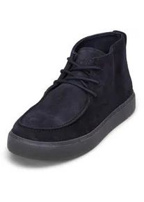 Marc O'Polo Stiefelette MARC O'POLO "aus ge&ouml;ltem Veloursleder", Herren, Gr. 43, navy, Obermaterial: 100% Leder (Rind), unifarben, Schuhe Stiefelette