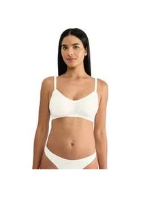 Soft-BH Sloggi "ZERO Feel Pure Soft bra", Damen, Gr. M, N-Gr, silk wei&szlig;, Single Jersey, Obermaterial: 54% Modal, 24% Polyamid, 22% Elasthan, BHs Soft-BH, nat&uuml;rlich und unsichtbar