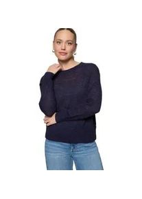Strickpullover Zero "Damen mit Alpakawolle", Damen, Gr. 36, hydrangea, Strick, Obermaterial: 45% Polyamid, 38% Polyacryl, 11% Wolle, 6% Alpaka, durchscheinend, figurbetont normal, Rundhals, eng B&uuml;ndchen krempelbar, Pullover Strickpullover, Plain/ohne Details