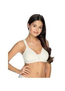 Schalen-BH Viania "Schalen BH ohne B&uuml;gel Jessy", Damen, Gr. 100, Cup B, beige (cream), Obermaterial: 61% Polyamid PA. 27% Polyester PES. 12% Elasthan EL., BHs Schalen-BH