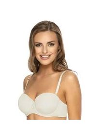 Multiway-BH Viania "Multiway B&uuml;gel BH Carola", Damen, Gr. 80, Cup B, beige (cream), Stoff, Obermaterial: 68% Polyamid PA. 19% Polyester PES. 13% Elasthan EL., BHs