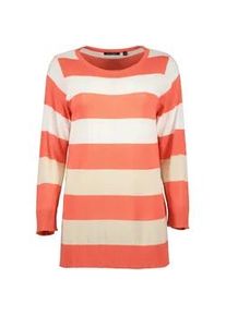 Strickpullover Blue Seven "Blue Seven Pullover", Damen, Gr. 48, 3120, tomate, 65% Viskose, 35% Polyamid, normal, Rundhals, Pullover Strickpullover