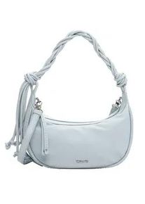 Beuteltasche Tamaris "Beutel TAS Keona", Damen, Gr. B/H/T: 31cm x 22cm x 11cm 0, blau (lightblau 530), Polyurethan, Taschen Beuteltasche