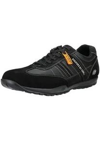 Sneaker Dockers BY GERLI "Dockers by Gerli Sneaker Veloursleder", Herren, Gr. 49, schwarz, grau, Veloursleder, Schuhe Sneaker