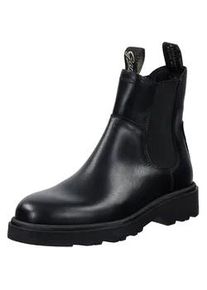 Stiefelette Gant "Gant Stiefelette Leder/Textil", Damen, Gr. 40, schwarz, Leder, Textil, Schuhe Stiefelette