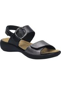 Sandale Josef Seibel "Ibiza 12, basalt-kombi", Damen, Gr. 39, grau (basalt, kombi), Obermaterial: 100% Rindsleder Leather cow., Schuhe Sandale