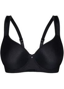 Sassa Mode T-Shirt-BH SASSA "Spacer BH SENSUAL PEBBLE", Damen, Gr. 75, Cup E, schwarz, Stoff, Obermaterial: 85% Polyester PES. 15% Elasthan EL., BHs T-Shirt-BH