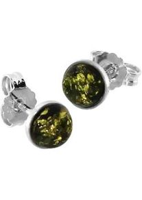 Paar Ohrstecker OSTSEE-SCHMUCK "- Classic 6 mm - Silber 925/000 - Bernstein" Gr. 7, silber (silber 925, silberfarben, wei&szlig;), Ohrringe, Damen, Silber 925 (Sterlingsilber)