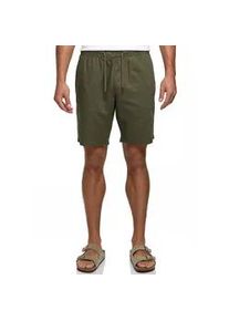 Shorts INDICODE "INMelaton Shorts", Herren, Gr. L, N-Gr, army, Web, Obermaterial: 100% Baumwolle, unifarben, regular fit, Hosen Shorts