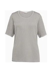 Rundhalspullover GOLDNER "Pflegeleichter Pullover in hochwertiger Rippenstruktur", Damen, Gr. 46, beige (taupe), Obermaterial: 65% Polyacryl PAN. 35% Polyester PES., Sonstiges, Pullover Rundhalspullover, Au&szlig;ergew&ouml;hnliche Rippenstruktur mit zartem Schimmer