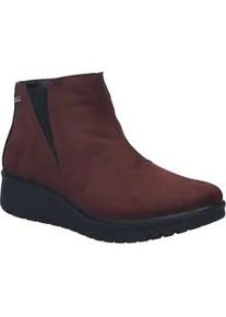 Stiefelette Josef Seibel "Calais 54, bordeaux", Damen, Gr. 38, rot (bordeaux), Obermaterial: 100% Textilmaterial TEXMAT., Schuhe Stiefelette