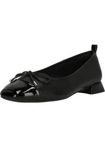 Ballerina Clarks "Ubree15 Poppy", Damen, Gr. 40, schwarz, Leder, Schuhe Ballerina, im simplen und eleganten Look