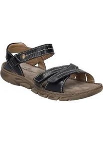 Sandale Josef Seibel "Brenda 06, schwarz", Damen, Gr. 39, schwarz, Obermaterial: 100% Rindsleder Leather cow., Schuhe Sandale