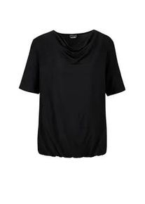 Kurzarmshirt GOLDNER "Kurzgr&ouml;&szlig;e Shirt", Damen, Gr. 20, schwarz, Obermaterial: 95% Viskose CV. 5% Elasthan EL., Basic, normal, Gerade, Shirts, Sonstige
