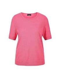 Strickpullover GOLDNER "Kurzgr&ouml;&szlig;e Strickpullover", Damen, Gr. 25, pink, Obermaterial: 100% Schurwolle WV., Basic, normal, Rippe, Pullover Strickpullover, Rippenb&uuml;ndchen