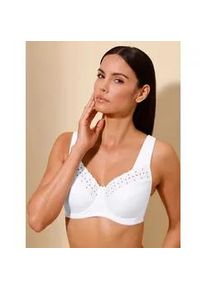 Miss Mary Of Sweden Entlastungs-BH MISS MARY, Damen, Gr. 85, Cup E, wei&szlig;, 68% Baumwolle, 24% Polyester, 8% Elasthan, BHs Entlastungs-BH