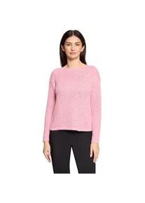 Strickpullover Betty Barclay "Damen langarm", Damen, Gr. 36, sea pink, Strick, Obermaterial: 36% Baumwolle, 36% Polyacryl, 28% Polyamid, gerade normal, U-Boot-Ausschnitt, Pullover Strickpullover