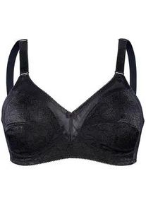 Sassa Mode Soft-BH SASSA "Soft BH SHINY JACQUARD", Damen, Gr. 80, Cup D, schwarz, Stoff, Obermaterial: 50% Polyester PES. 47% Polyamid PA. 3% Elasthan EL., BHs Soft-BH