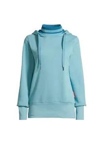 Kapuzenpullover SALZHAUT "Hoodie R&Ouml;&Auml;EN", Damen, Gr. M, blau (reef), Obermaterial: 80% Baumwolle CO. 20% Polyester PES., Pullover Kapuzenpullover