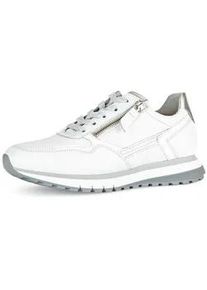 Sneaker Gabor "Sneaker low", Damen, Gr. 37,5, wei&szlig;, Schuhe Sneaker