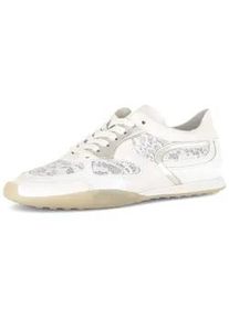 Sneaker Gabor "Sneaker low", Damen, Gr. 38, creme, Schuhe Sneaker