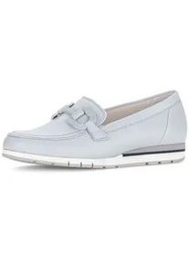 Ballerina Gabor "Sportliche Ballerina", Damen, Gr. 38,5, blau, Schuhe Ballerina