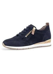Sneaker Gabor "Sneaker low", Damen, Gr. 44, blau, Schuhe Sneaker