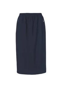 Midirock GOLDNER "Kurzgr&ouml;&szlig;e Knitterfreier Reiseschlupfrock", Damen, Gr. 20, blau (marine), Obermaterial: 100% Polyester PES., normal, R&ouml;cke, Ohne