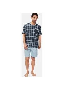 Shorty Babista "Kurzer Schlafanzug LEANDOR", Herren, Gr. XXL, blau, Obermaterial: 100% Baumwolle CO., Homewear-Sets Shorty