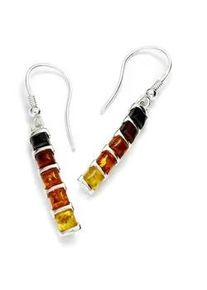 Paar Ohrh&auml;nger OSTSEE-SCHMUCK "- Rosika - Silber 925/000 - Bernstein" Gr. 46, silber (silber 925, silberfarben, wei&szlig;), Ohrringe, Damen, Silber 925 (Sterlingsilber)