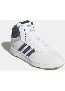 Sneaker Adidas SPORTSWEAR "HOOPS MID CLASSIC", Herren, Gr. 45, cloud wei&szlig;, preloved ink, orbit grau, Synthetik, Schuhe Sneaker