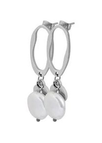 Adelia&acute;s Paar Ohrh&auml;nger ADELIA ́S "Damen Ohrringe &ndash; Ohrstecker aus Edelstahl mit S&uuml;&szlig;wasserperle", Damen, Gr. Damen, Edelstahl, silber, Ohrringe, Ideal als Geschenk zum Muttertag