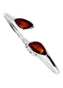 Armspange OSTSEE-SCHMUCK "- Wendy - Silber 925/000 - Bernstein" Gr. 19, silber (silber 925, silberfarben, wei&szlig;), Armb&auml;nder, Damen, Silber 925 (Sterlingsilber), Armspange