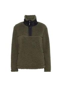 Sweater oxmo "Troyer OXElina", Damen, Gr. M, gr&uuml;n (dusty olive), Obermaterial: 100% Polyester PES., Pullover Sweater