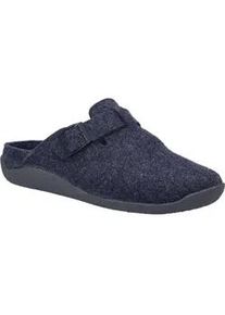 Hausschuh Josef Seibel "Vince 05, dunkelblau", Herren, Gr. 45, blau (dunkelblau), Obermaterial: 100% Textilmaterial TEXMAT., Schuhe Hausschuh