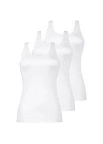 Achselhemd Nina von C. "3er Pack Damen Achselhemd Daily", Damen, Gr. 50, N-Gr, wei&szlig;, Obermaterial: 100% Baumwolle CO., Unterhemden