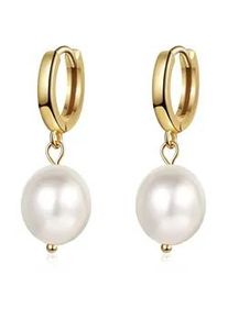 Perlenohrringe AILORIA "Ohrringe SHINICHI", wei&szlig;, Ohrringe, Damen, Silber 925 (Sterlingsilber)