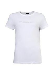 T-Shirt Emporio Armani "T-Shirt ESSENTIAL COTTON 1er Pack", Damen, Gr. S, wei&szlig;, Obermaterial: 95% Baumwolle CO. 5% Elasthan EL., Shirts T-Shirt