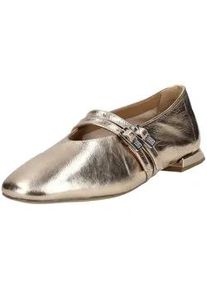 H&ouml;gl Ballerina H&Ouml;GL "H&ouml;gl Ballerinas Leder", Damen, Gr. 38,5, bronze, Leder, Schuhe Ballerina