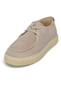 Marc O'Polo Schlupfboots MARC O'POLO "aus weichem Veloursleder", Herren, Gr. 44, light taupe, Obermaterial: 100% Leder (Rind), unifarben, Schuhe Schlupfboots