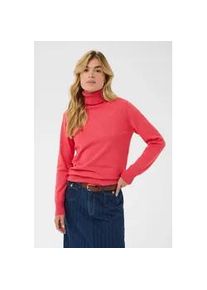 Rollkragenpullover SAINT TROPEZ "J2046, MilaSZ Rollneck", Damen, Gr. L, honeysuckle melange, Strick, Obermaterial: 70% Viskose, 30% Polyester, meliert, normal normal, Rundhals, Rippb&uuml;ndchen, Pullover Rollkragenpullover, Viskosemischung, Classic fit