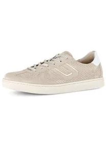 Sneaker Gabor "Sneaker low", Damen, Gr. 37, beige, Schuhe Sneaker