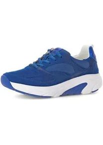 Sneaker Gabor "Sneaker low", Damen, Gr. 37, blau, Schuhe Sneaker