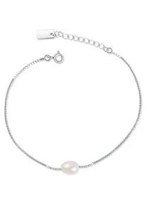 Armband AILORIA "Armband silver/white pearl MASAKI", silber, Armb&auml;nder, Damen, Armband