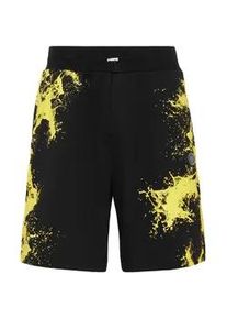 Shorts Plein Sport "Splash", Herren, Gr. M, US-Gr&ouml;&szlig;en, schwarz (02, schwarz), Obermaterial: 13% Polyester, 87% Baumwolle, Hosen Shorts