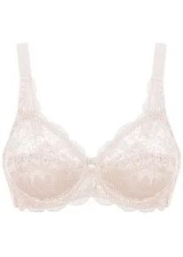 B&uuml;gel-BH SuSa "BH mit B&uuml;gel Latina", Damen, Gr. 90, Cup D, beige (pure beige), Spitze, Obermaterial: 77% Polyamid PA. 15% Baumwolle CO. 8% Elasthan EL., BHs B&uuml;gel-BH