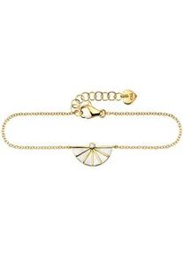 CAI Fu&szlig;kette CA&Iuml; "925/- Sterling Silber bicolor 22+3cm", gelb (gelb, wei&szlig;), Fu&szlig;ketten, Damen, 22+3cm, Silber 925 (Sterlingsilber), gl&auml;nzend