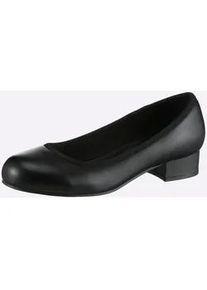Pumps Casual Looks, Damen, Gr. 40, schwarz, Lederimitat, Schuhe Pumps