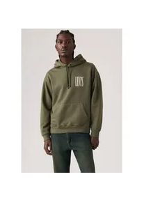 Levi's Kapuzensweatshirt LEVI'S "RELAXED GRAPHIC PO", Herren, Gr. M, stretched, Sweatware, Obermaterial: 88% Baumwolle, 12% Polyester, bedruckt, relaxed fit h&uuml;ftbedeckend, Rundhals, B&uuml;ndchen, Sweatshirts, mit Logo-Print